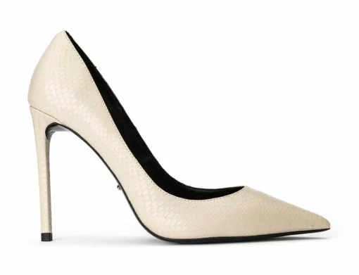 Tony Bianco Anja Vanilla Snake 10.5cm Heels 7 Tony Bianco Anja Vanilla Snake 10.5cm Heels