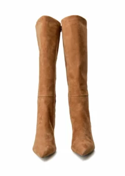 Tony Bianco Apollo Butterscotch Suede 10.5cm Calf Boots New Arrivals 9 Tony Bianco Apollo Butterscotch Suede 10.5cm Calf Boots New Arrivals