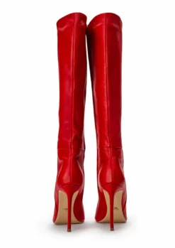 Tony Bianco Apollo Cherry Nappa 10.5cm Calf Boots Shoes