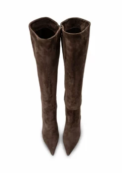 Tony Bianco Apollo Espresso Suede 10.5cm Calf Boots Hot List 11 Tony Bianco Apollo Espresso Suede 10.5cm Calf Boots Hot List