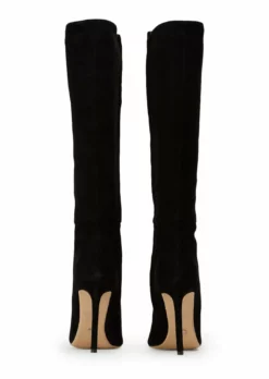 Tony Bianco New Arrivals Apollo Black Suede 10.5cm Calf Boots 9 Tony Bianco New Arrivals Apollo Black Suede 10.5cm Calf Boots