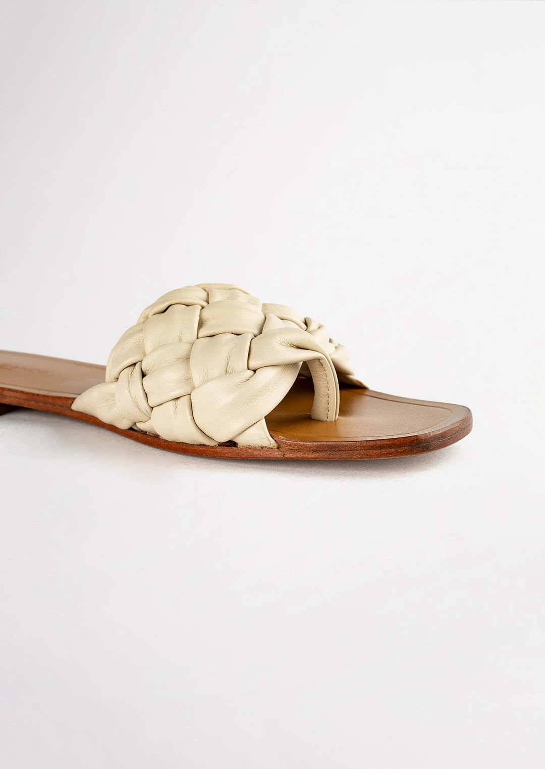 Tony Bianco Ashton Vanilla 1cm Flats 5 Tony Bianco Ashton Vanilla 1cm Flats