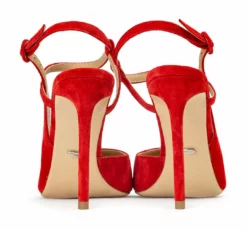 Tony Bianco Shoes Aston Red Suede 10.5cm Heels 9 Tony Bianco Shoes Aston Red Suede 10.5cm Heels