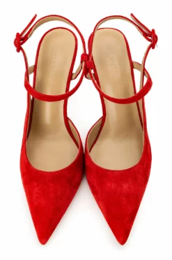 Tony Bianco Shoes Aston Red Suede 10.5cm Heels 8 Tony Bianco Shoes Aston Red Suede 10.5cm Heels