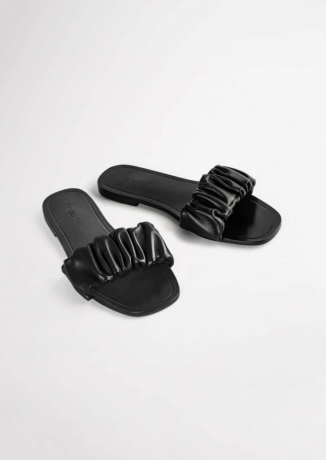 Tony Bianco Asumi Black 1cm Flats 5 Tony Bianco Asumi Black 1cm Flats