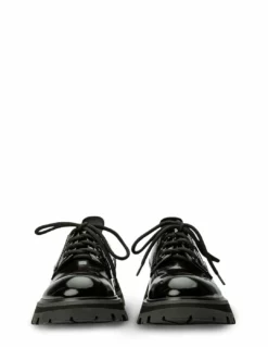 Tony Bianco Austin Black Hi Shine 4.5cm Casual Shoes