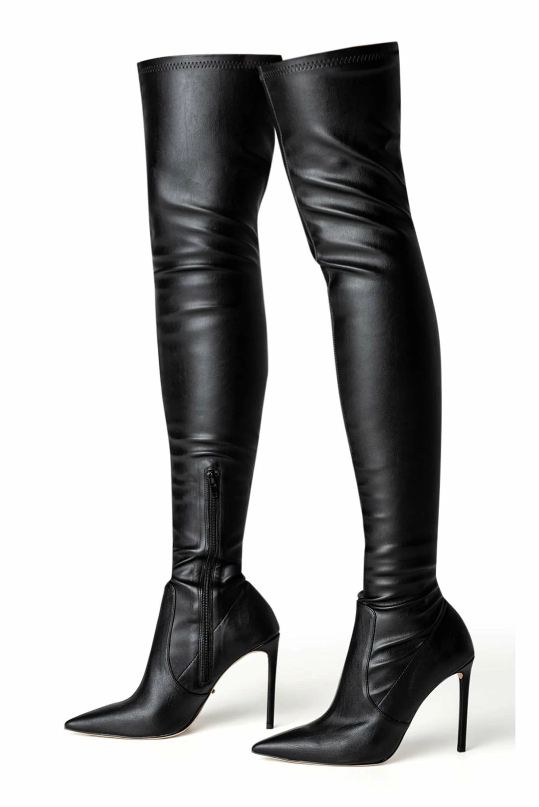 Tony Bianco Avah Black Venezia 10.5cm Long Boots 6 Tony Bianco Avah Black Venezia 10.5cm Long Boots