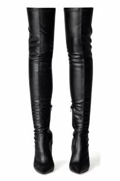 Tony Bianco Avah Black Venezia 10.5cm Long Boots 9 Tony Bianco Avah Black Venezia 10.5cm Long Boots
