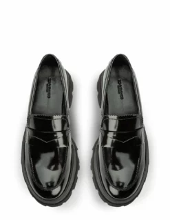 Tony Bianco Axell Black Hi Shine 4.5cm Casual Shoes Hot List