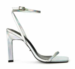 Tony Bianco Banji Silver Illumine 10.5cm Heels Shoes