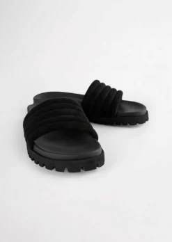 Tony Bianco Becki Black Phoenix 3cm Sandals