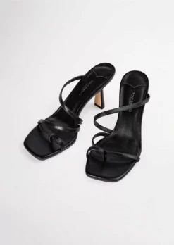 Tony Bianco Best Sellers Blossom Black Sheep Nappa 7.5cm Heels