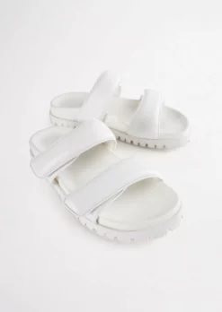 Tony Bianco Bonny White Nappa 3cm Sandals Shoes
