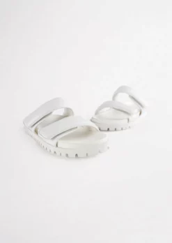 Tony Bianco Bonny White Nappa 3cm Sandals Shoes