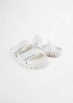 Tony Bianco Bonny White Nappa 3cm Sandals Shoes