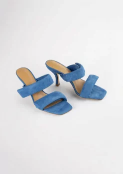 Tony Bianco Bounty Blue Suede 8.5cm Heels