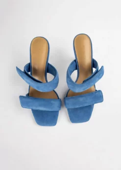 Tony Bianco Bounty Blue Suede 8.5cm Heels