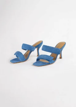 Tony Bianco Bounty Blue Suede 8.5cm Heels