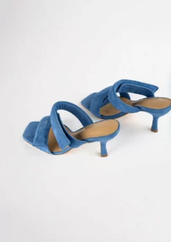 Tony Bianco Bounty Blue Suede 8.5cm Heels