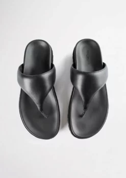 Tony Bianco Brenna Black Nappa 3cm Sandals Shoes 14 Tony Bianco Brenna Black Nappa 3cm Sandals Shoes