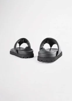 Tony Bianco Brenna Black Nappa 3cm Sandals Shoes 17 Tony Bianco Brenna Black Nappa 3cm Sandals Shoes