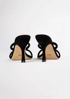Tony Bianco Bria Black Phoenix 8.5cm Heels