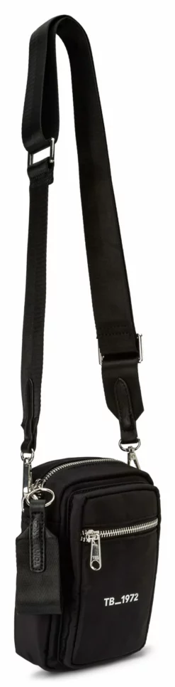 Tony Bianco Accessories Brooklyn Black Nylon Pouch