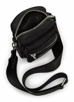 Tony Bianco Accessories Brooklyn Black Nylon Pouch