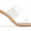 Tony Bianco Chicago Clear Vinylite/Skin Nappa 8.5cm Heels Best Sellers