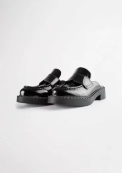 Tony Bianco Chime Black Hi Shine 4.5cm Casual Shoes