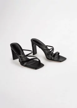Tony Bianco Best Sellers Classic Black Nappa 8.5cm Heels 12 Tony Bianco Best Sellers Classic Black Nappa 8.5cm Heels