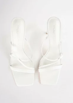 Tony Bianco Classic White Nappa 8.5cm Heels