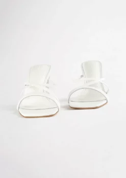 Tony Bianco Classic White Nappa 8.5cm Heels