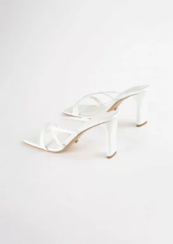 Tony Bianco Classic White Nappa 8.5cm Heels