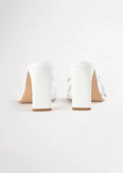 Tony Bianco Classic White Nappa 8.5cm Heels