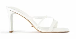 Tony Bianco Classic White Nappa 8.5cm Heels