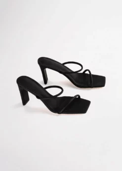 Tony Bianco Concord Black Galaxy 8.5cm Heels 12 Tony Bianco Concord Black Galaxy 8.5cm Heels