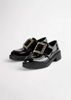 Tony Bianco Cossi Black Patent 4.5cm Casual Shoes