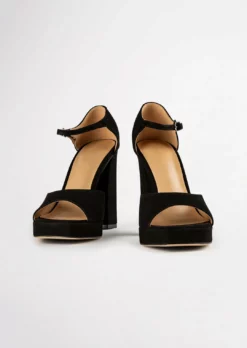 Tony Bianco Dante Black Phoenix 11.5cm Heels Shoes