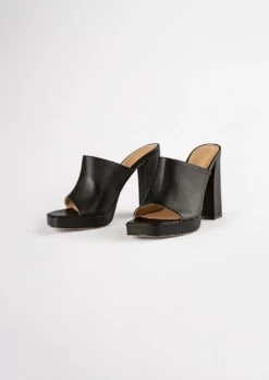 Tony Bianco Daytona Black Como 11.5cm Heels 11 Tony Bianco Daytona Black Como 11.5cm Heels