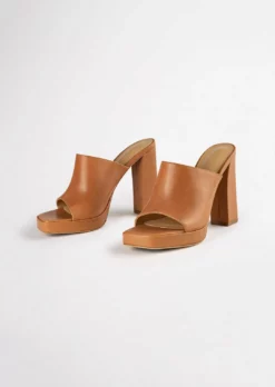 Tony Bianco Shoes Daytona Tan Como 11.5cm Heels