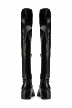 Tony Bianco Shoes Delight Black Venezia 4.5cm Long Boots