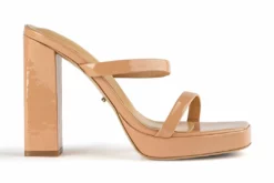 Tony Bianco Shoes Dynasty Nude Patent 11.5cm Heels