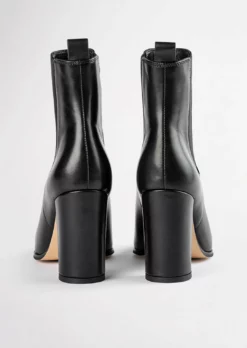 Tony Bianco Easton Black Como 8.5cm Ankle Boots