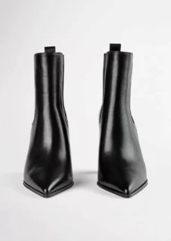 Tony Bianco Easton Black Como 8.5cm Ankle Boots