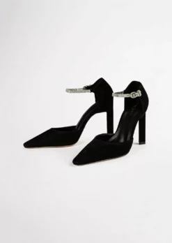 Tony Bianco Eliza Black Suede 10.5cm Heels Shoes 13 Tony Bianco Eliza Black Suede 10.5cm Heels Shoes