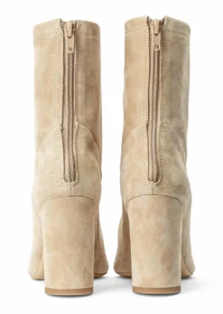 Tony Bianco Ellie Malt Suede 8.5cm Ankle Boots Shoes