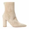 Tony Bianco Ellie Malt Suede 8.5cm Ankle Boots Shoes