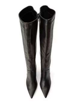 Tony Bianco Hot List Epic Black Venice 8.5cm Calf Boots 10 Tony Bianco Hot List Epic Black Venice 8.5cm Calf Boots