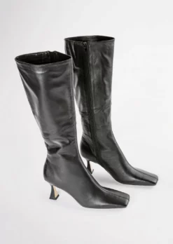 Tony Bianco Hot List Fantasy Black Venice 8cm Calf Boots 13 Tony Bianco Hot List Fantasy Black Venice 8cm Calf Boots